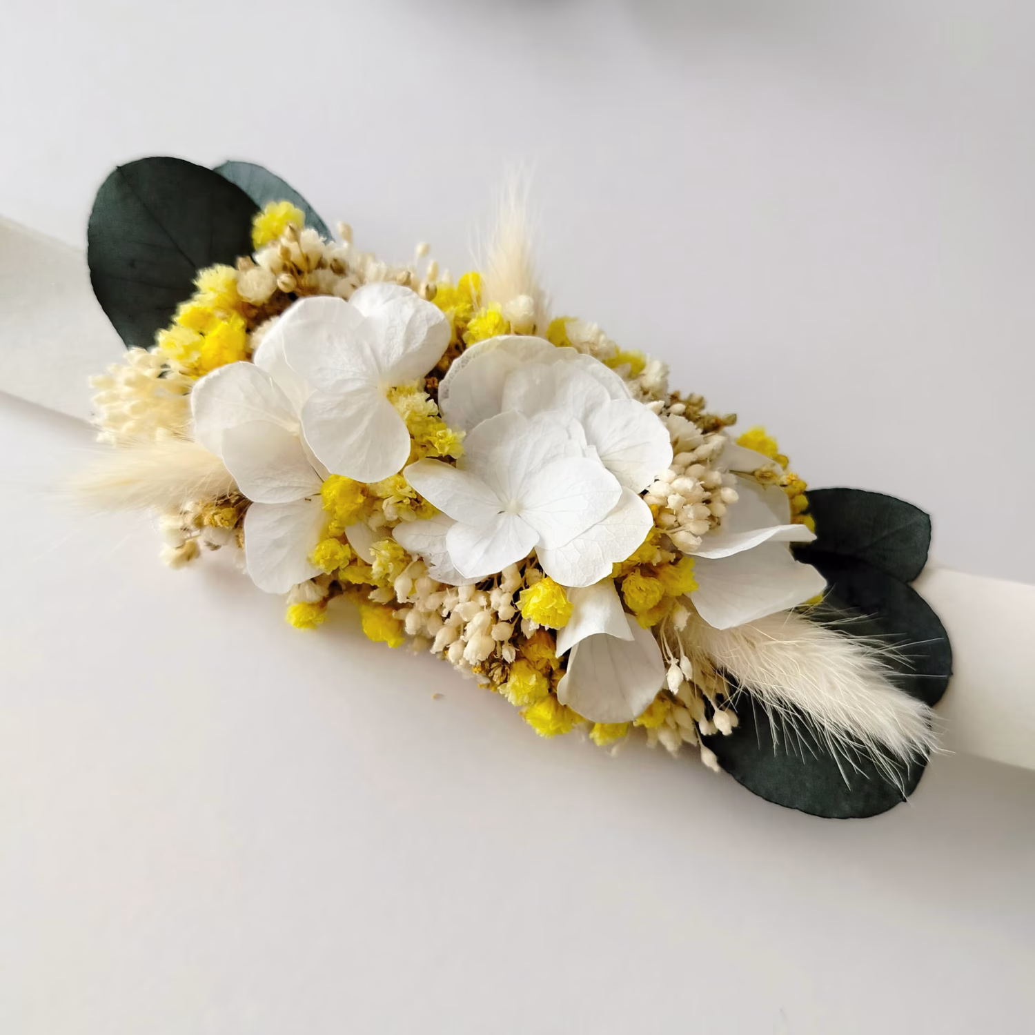 Cinturon infantil con flores preservadas